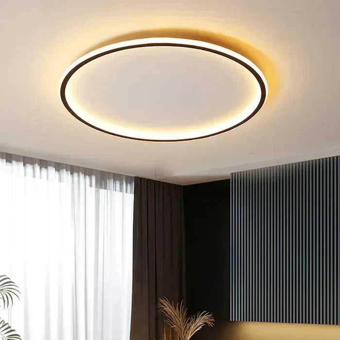 Plafoniera Rotonda Scandinava - AuroraSphere | Illuminazione Design Scandinavo per Interni Moderni