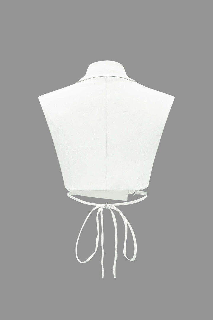 Ensemble Pantalon et Gilet à Revers - Élégance Décontractée