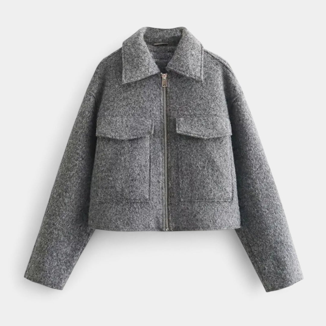 Curie Paris | Veste courte pour femme en mélange de laine
