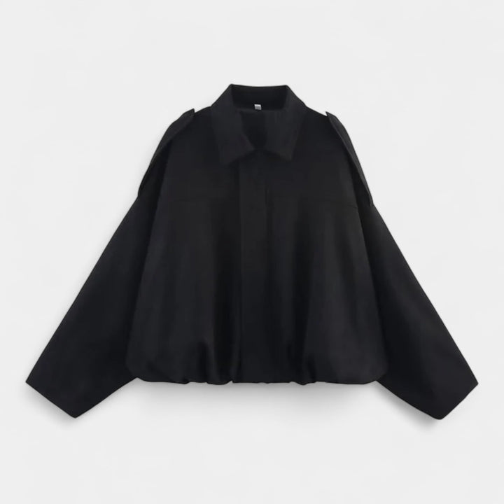 Curie Paris | Veste pour femme d'inspiration militaire en simili-suède