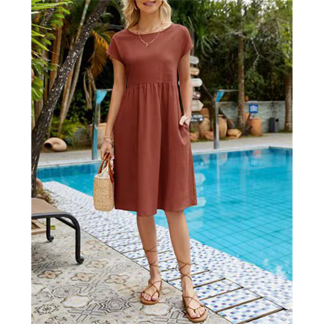 Robe Midi en Coton Kasandra – Élégance et Confort pour l'Été