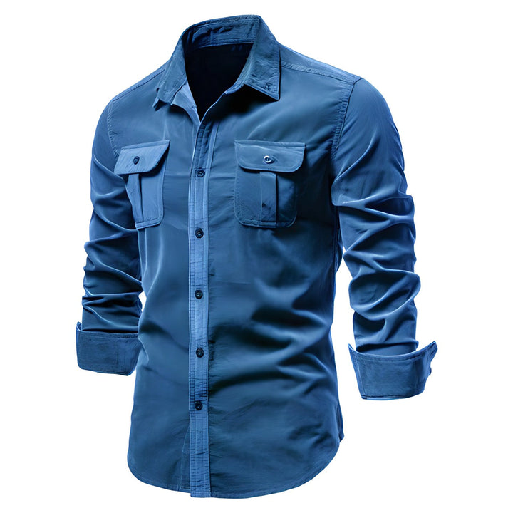 Chemise boutonnée décontractée avec poches - Maurus