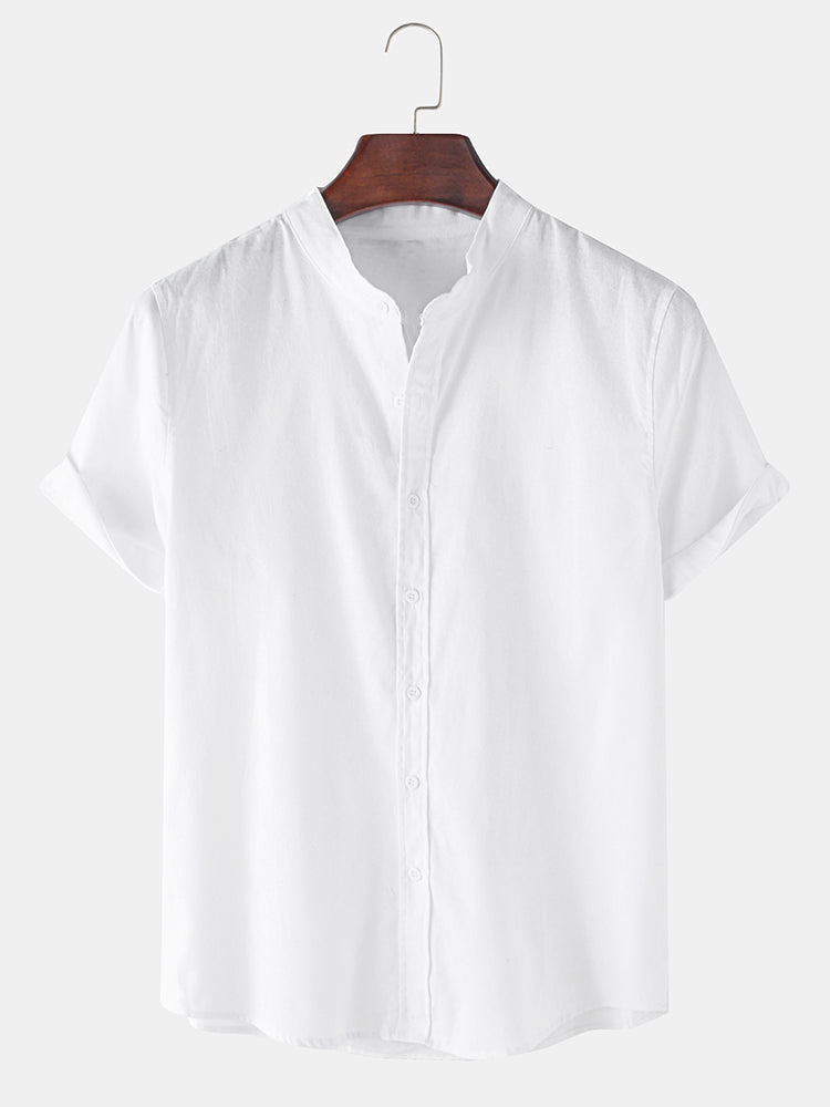 East | Casual Stand Collar Shirt for Men