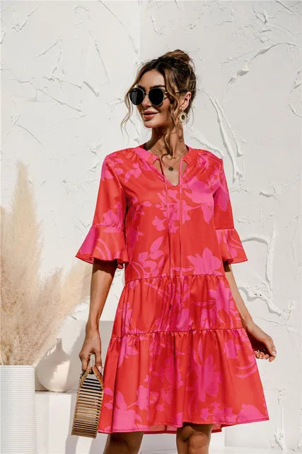Clara | Femme Robe D'été à Fleurs