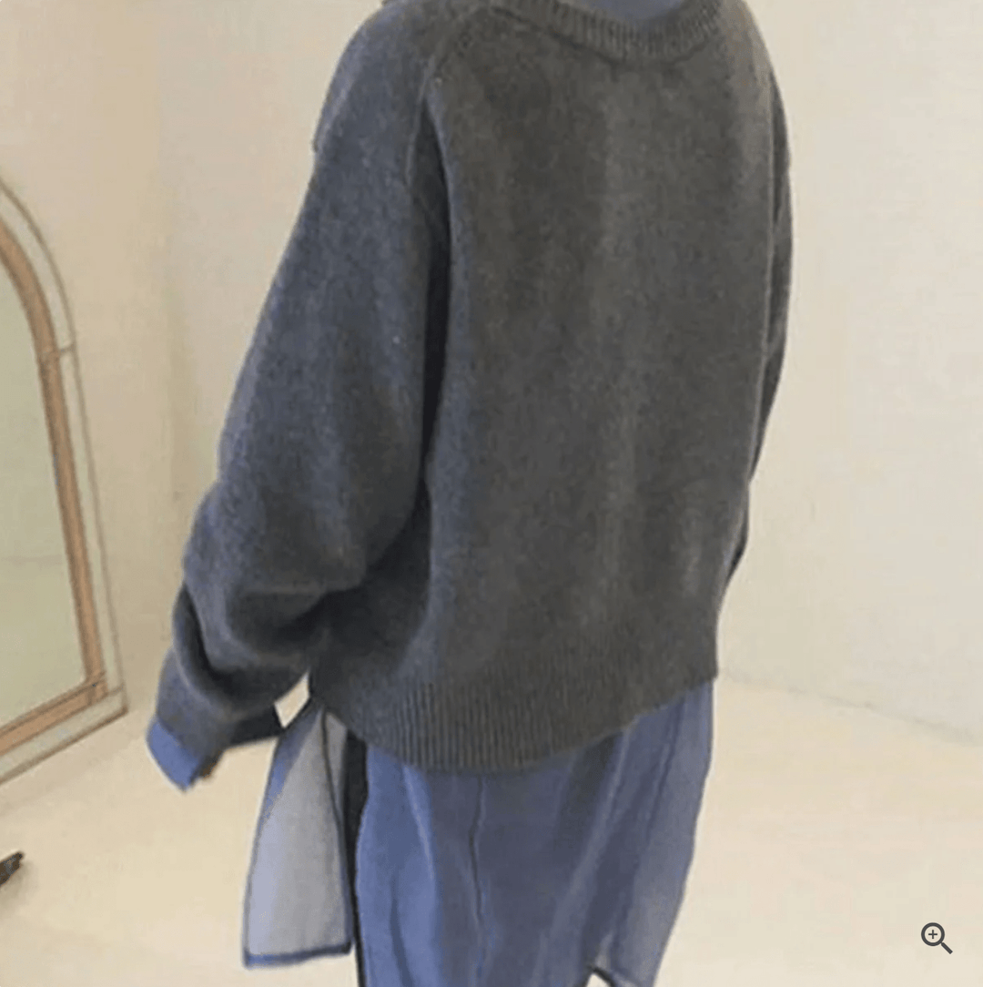 Odette – Gilet en cachemire confortable avec boutons ludiques