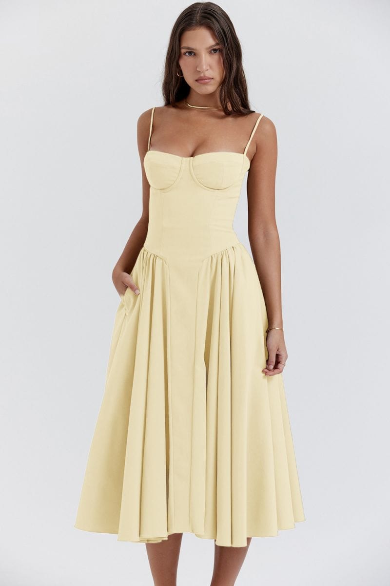 Robe d'été sculptante