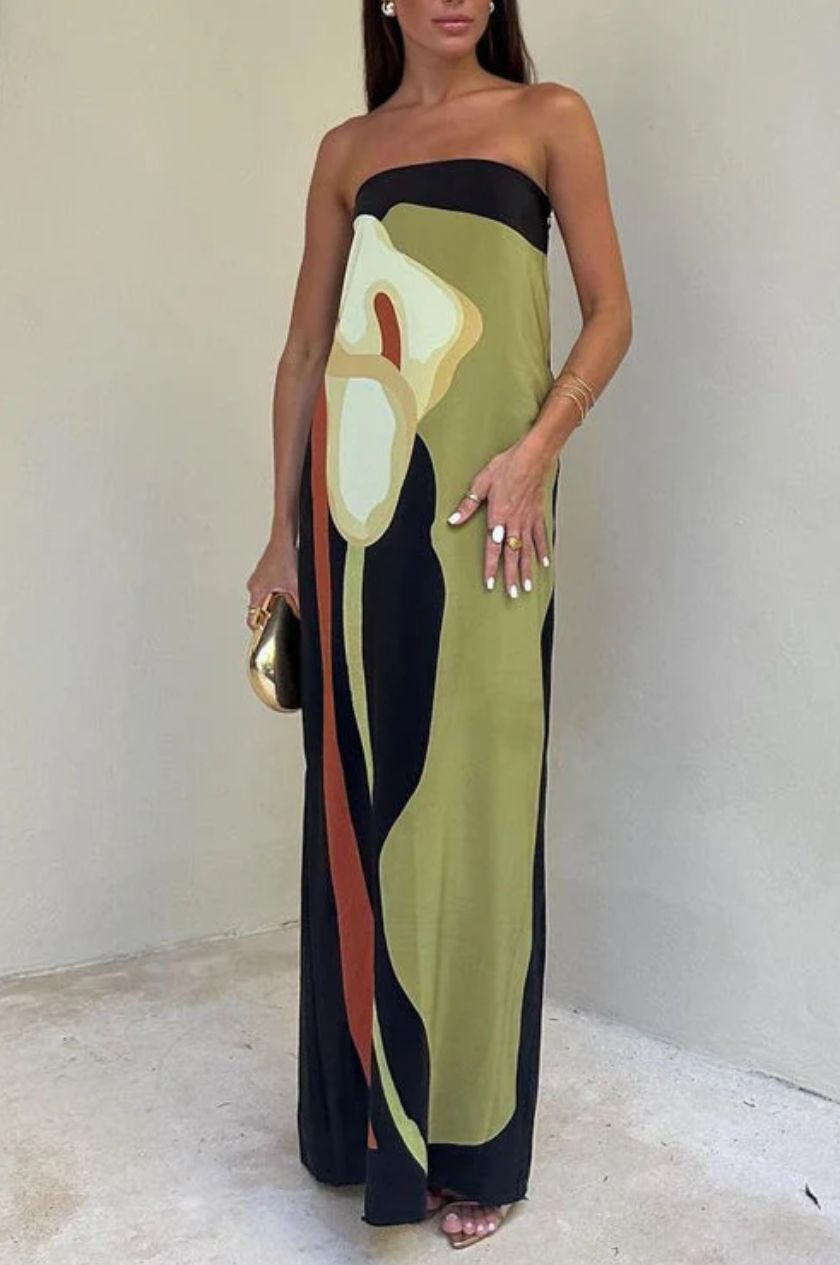 Robe classique d'été pour femmes - Robe à manches courtes élégante