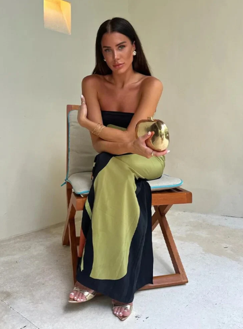 Robe classique d'été pour femmes - Robe à manches courtes élégante