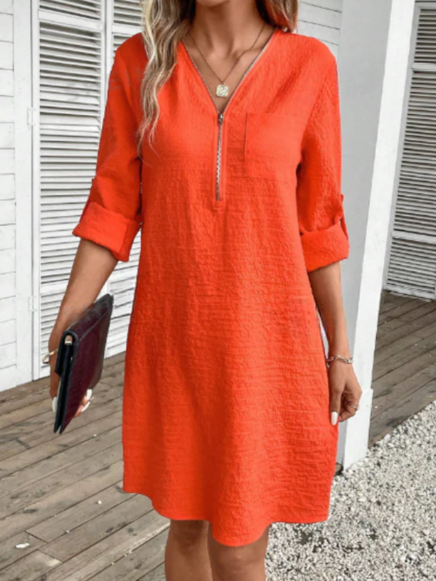 Robe d’Été Classique – Élégance Légère et Intemporelle