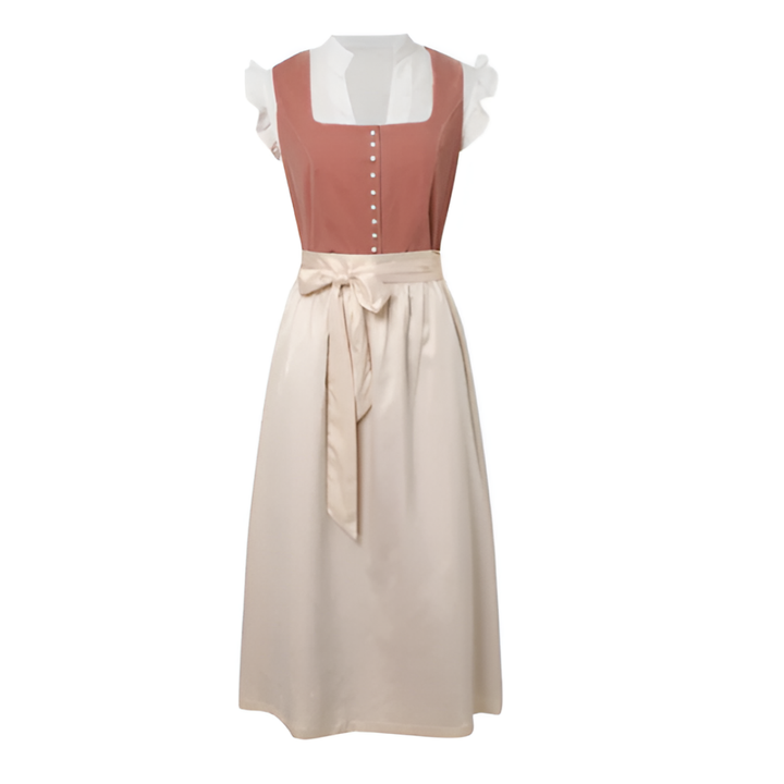Robe Traditionnelle à Manches Longues Pour Femmes | Midi