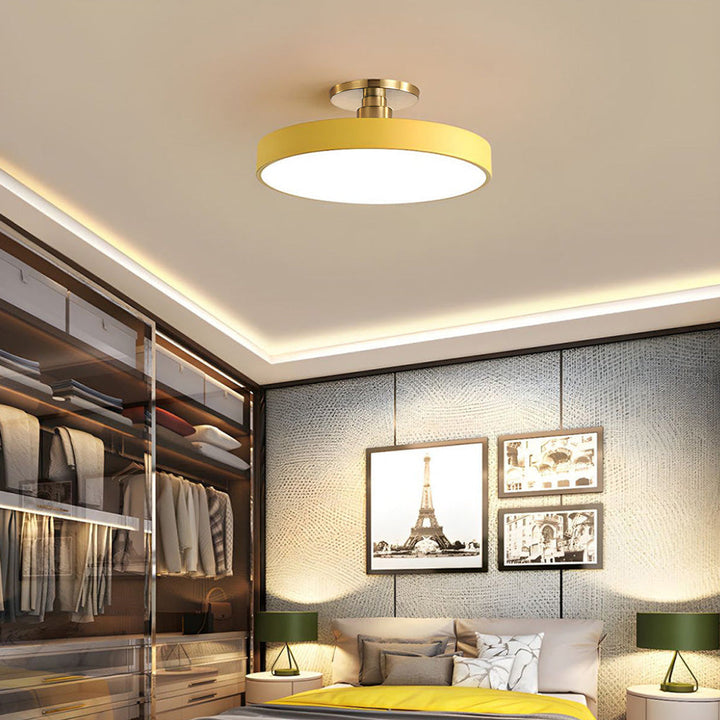 Plafonnier LED Circolare Moderno – Design Semi-Interrato