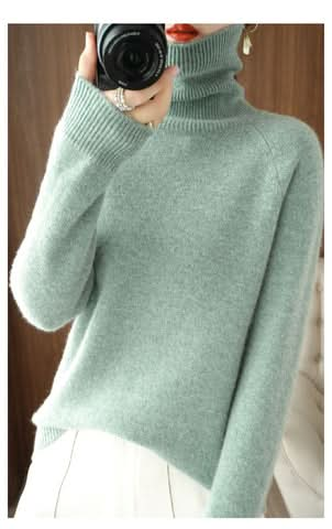 Weicher, gemütlicher, eleganter Kaschmir-Strickpullover für Damen