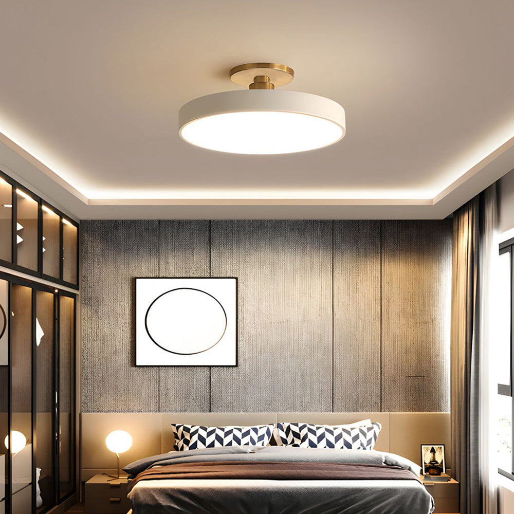 Plafonnier LED Circolare Moderno – Design Semi-Interrato