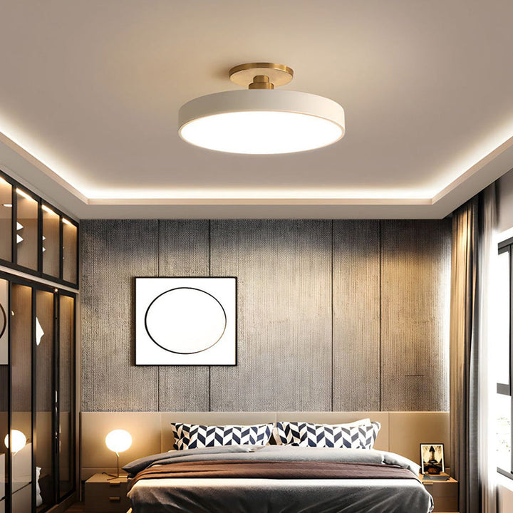 Plafonnier LED Circolare Moderno – Design Semi-Interrato