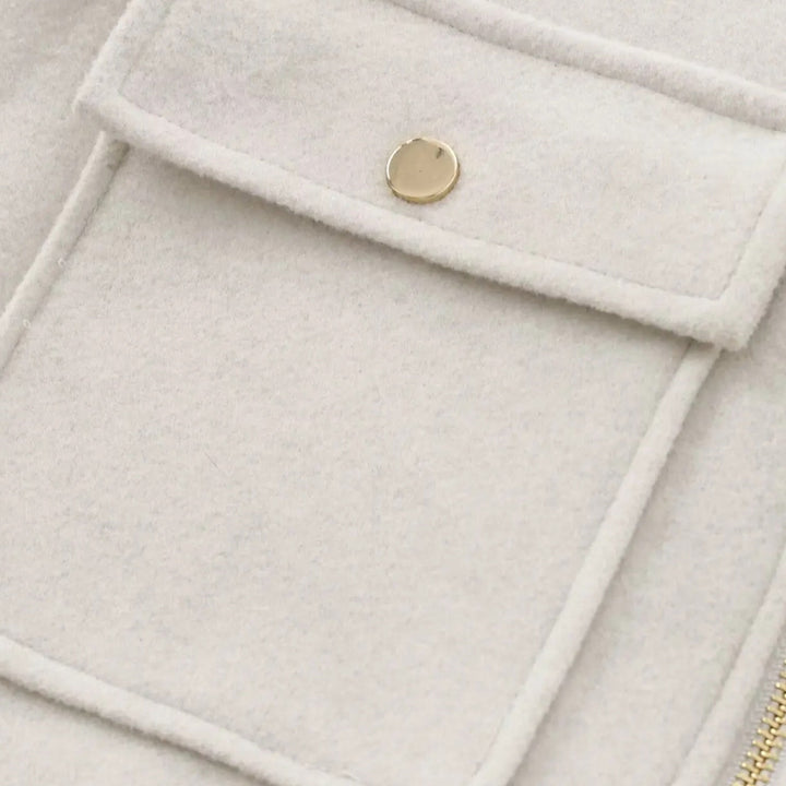Curie Paris | Veste courte pour femmes en mélange de laine