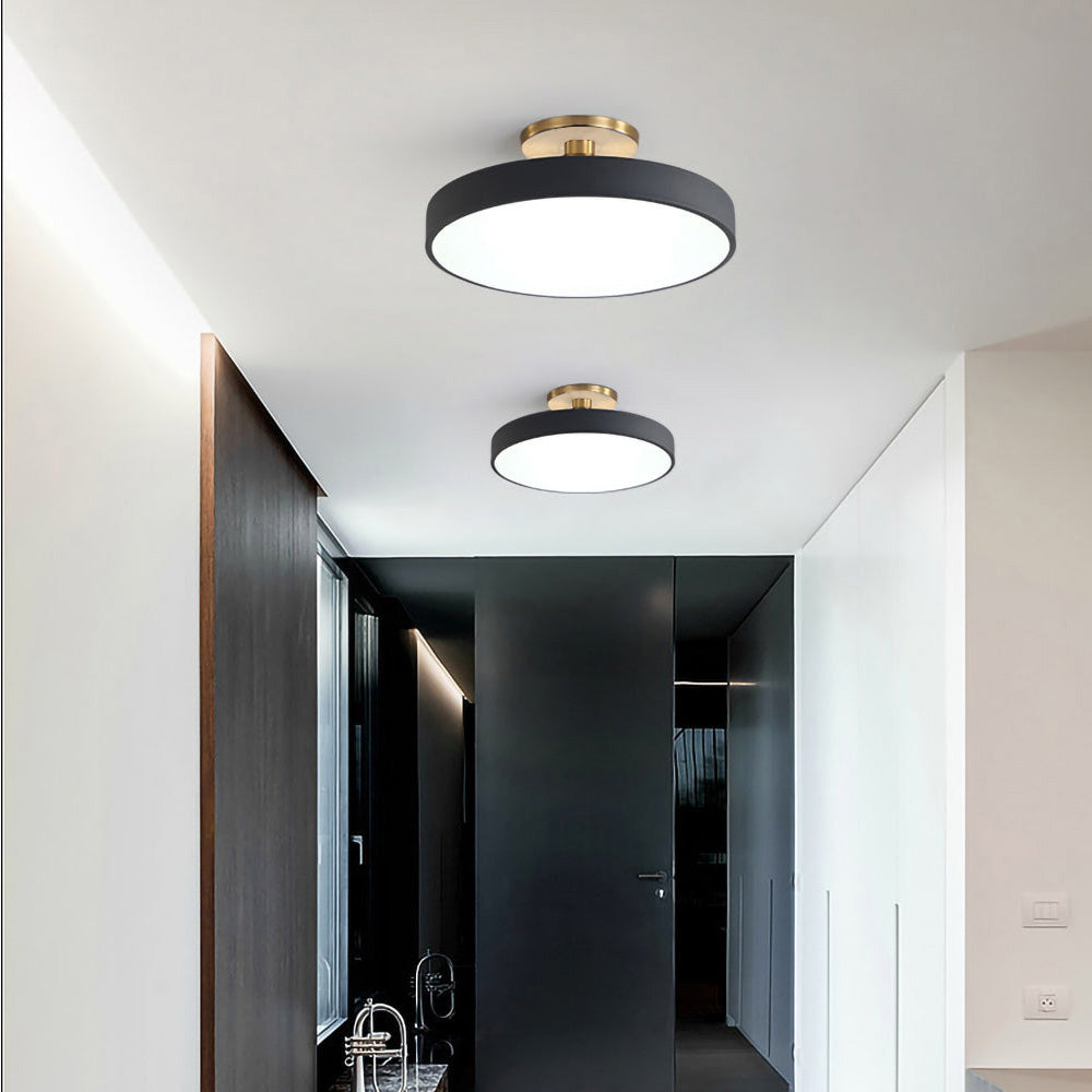 Plafonnier LED Circolare Moderno – Design Semi-Interrato