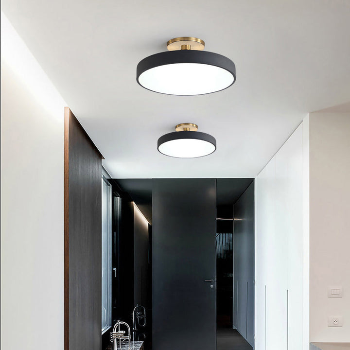 Plafonnier LED Circolare Moderno – Design Semi-Interrato