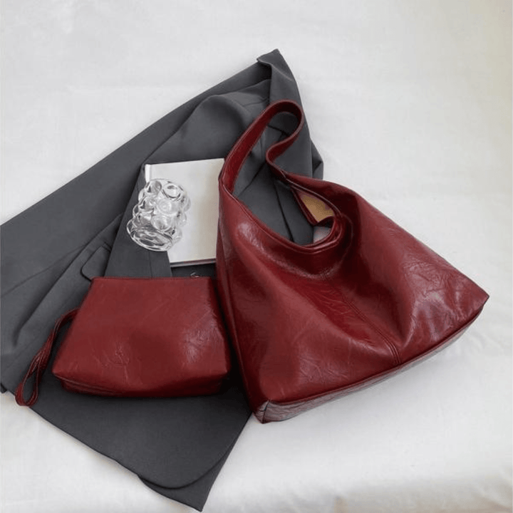 Sac à Bandoulière en Cuir Vieilli – Élégance Rustique et Pratique