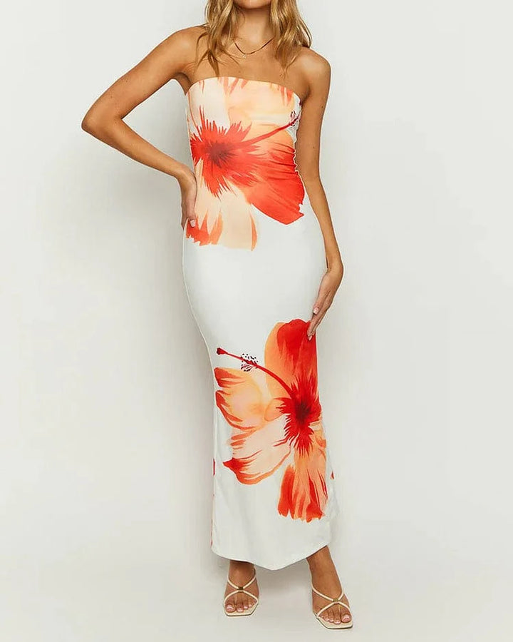Robe Bandeau Élégance de Fin d'Été