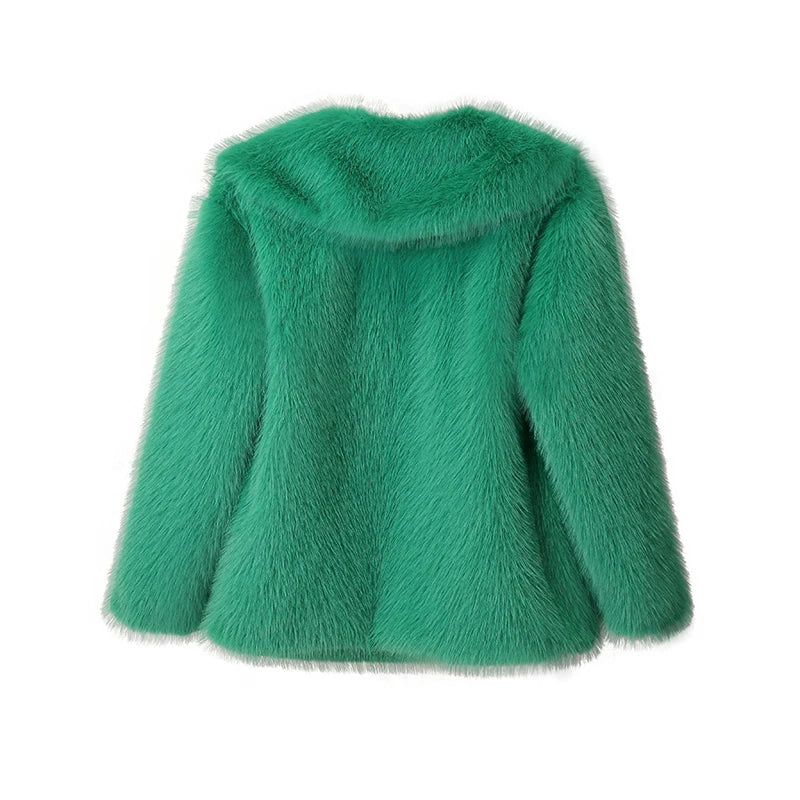 Chloé - Veste Fiesta Fluffy Wild Spectrum: Moelleux et Tendance