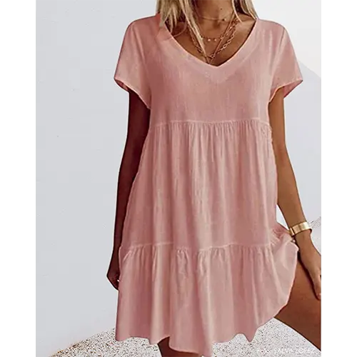 Sommerkleid A-Linie Gemütlich für Damen | Mini