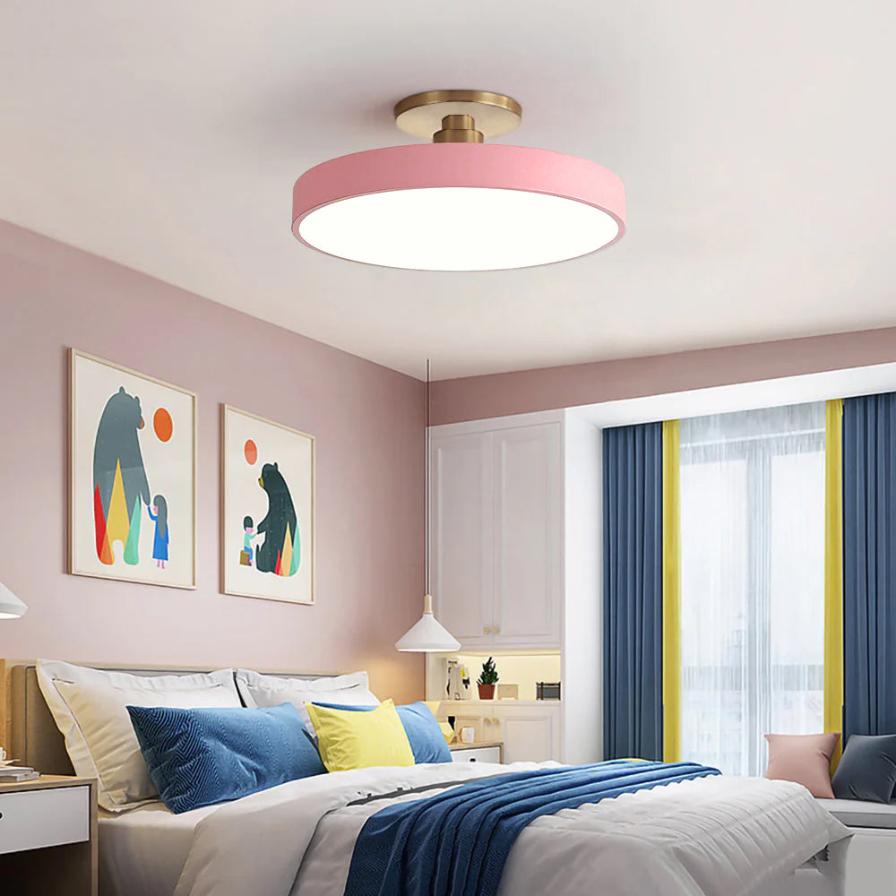 Plafonnier LED Circolare Moderno – Design Semi-Interrato