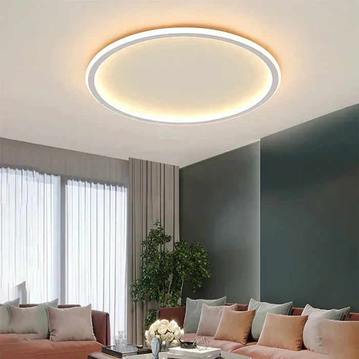 Plafoniera Rotonda Scandinava - AuroraSphere | Illuminazione Design Scandinavo per Interni Moderni