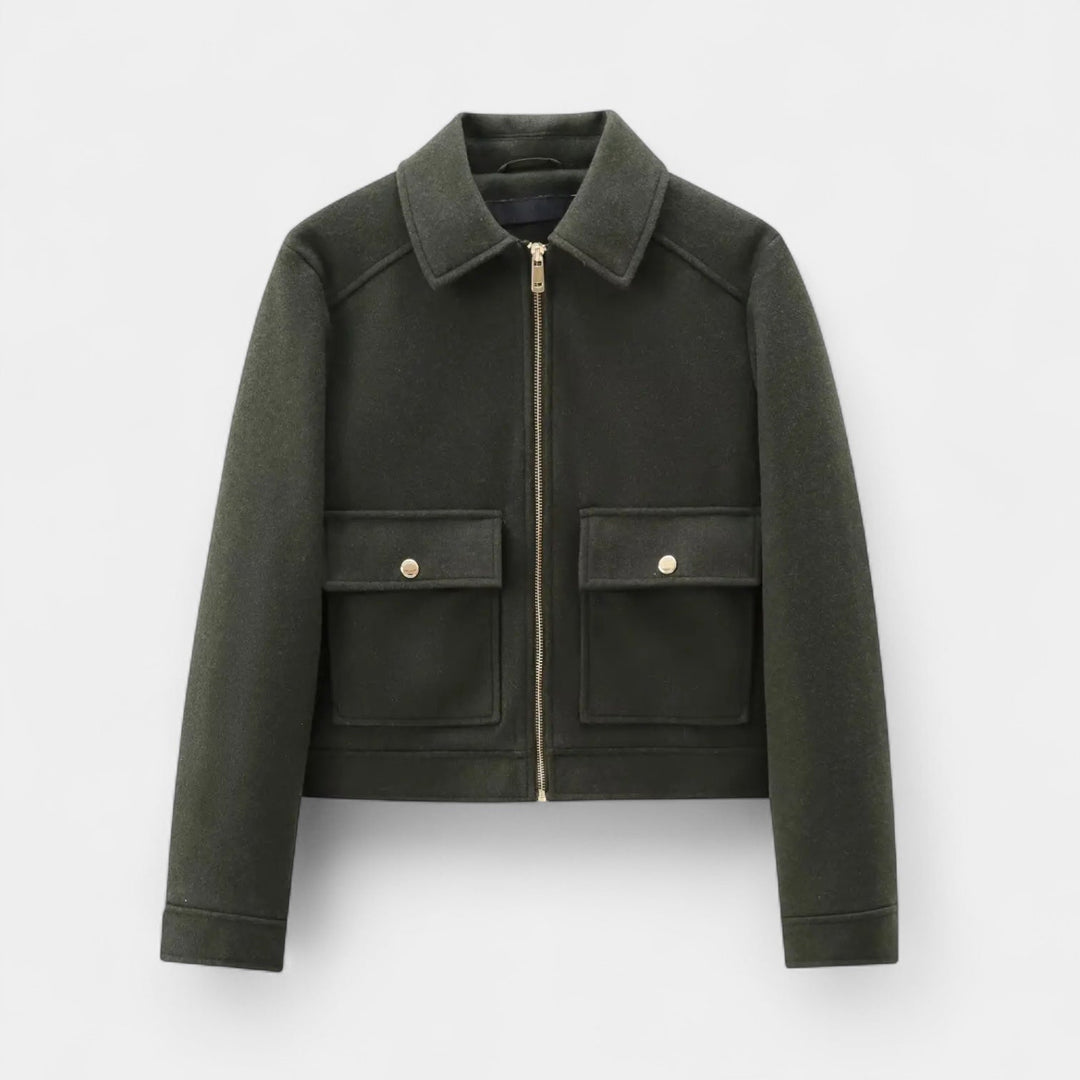 Curie Paris | Veste courte pour femmes en mélange de laine