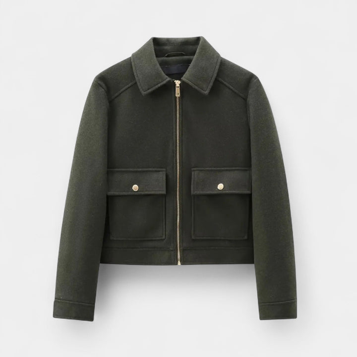 Curie Paris | Veste courte pour femmes en mélange de laine