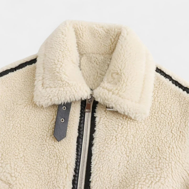 Curie Paris | Veste Teddy pour femme en fausse fourrure