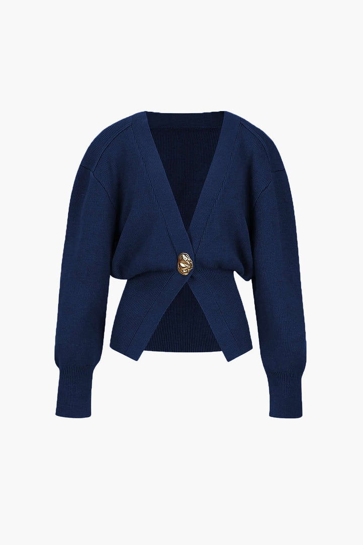 Cardigan avec un col en V