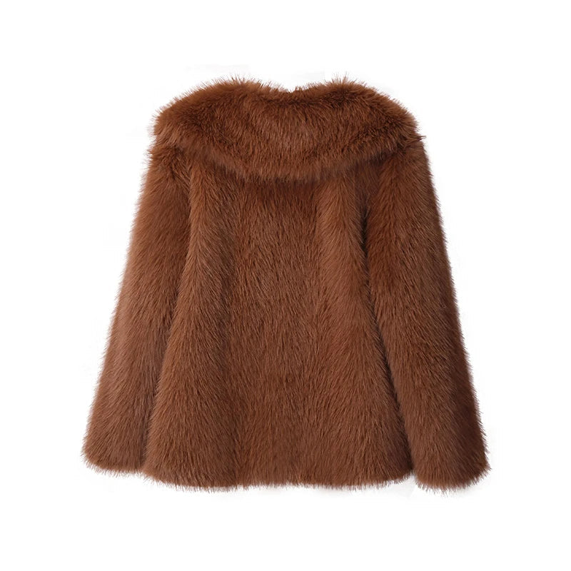 Chloé - Veste Fiesta Fluffy Wild Spectrum: Moelleux et Tendance