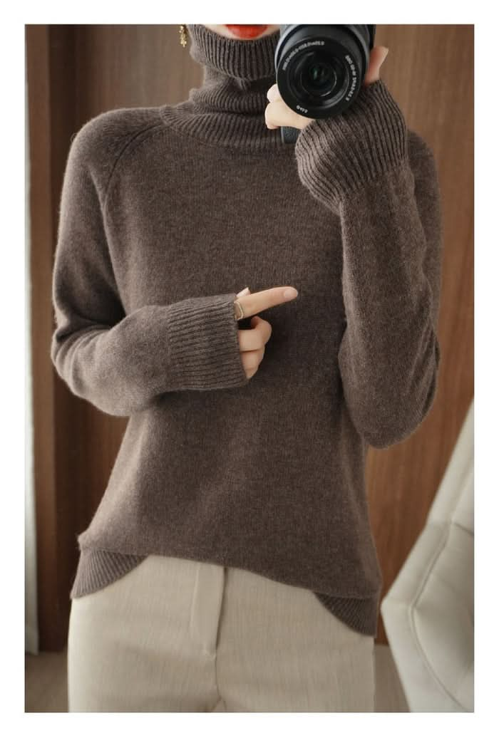 Weicher, gemütlicher, eleganter Kaschmir-Strickpullover für Damen