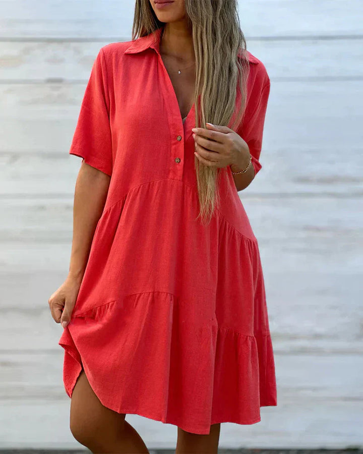 Sommerkleid mit Knöpfen