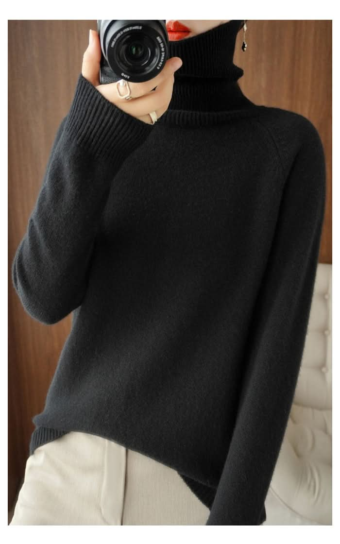 Weicher, gemütlicher, eleganter Kaschmir-Strickpullover für Damen