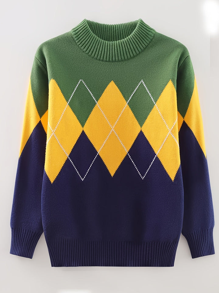 Liam – Pull décontracté en maille pour garçons