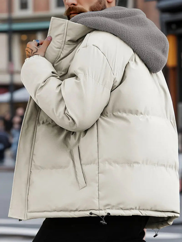 Jules – Veste pour homme avec capuche, polaire chaude pour activités extérieures