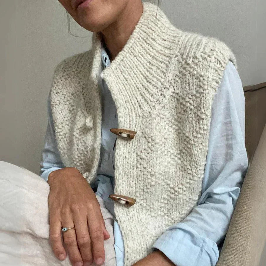 Chloé – Gilet sans manches uni, une pièce basique intemporelle