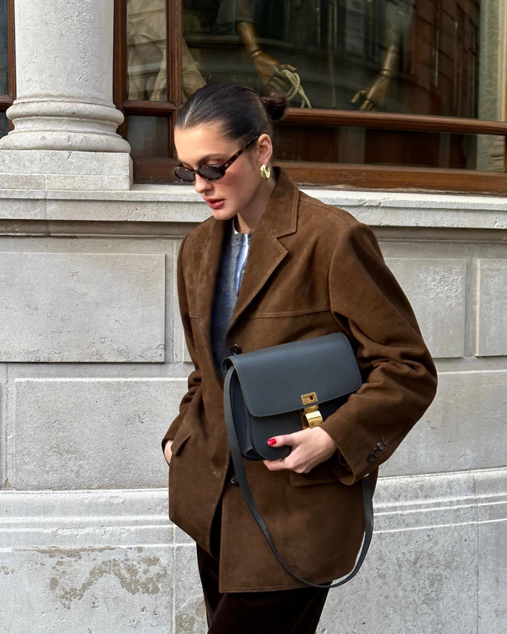 Blazer en Daim pour Femmes - Marjorie