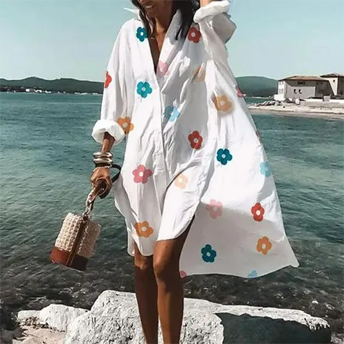 Elegantes und übergroßes Sommerkleid für Damen | Mini
