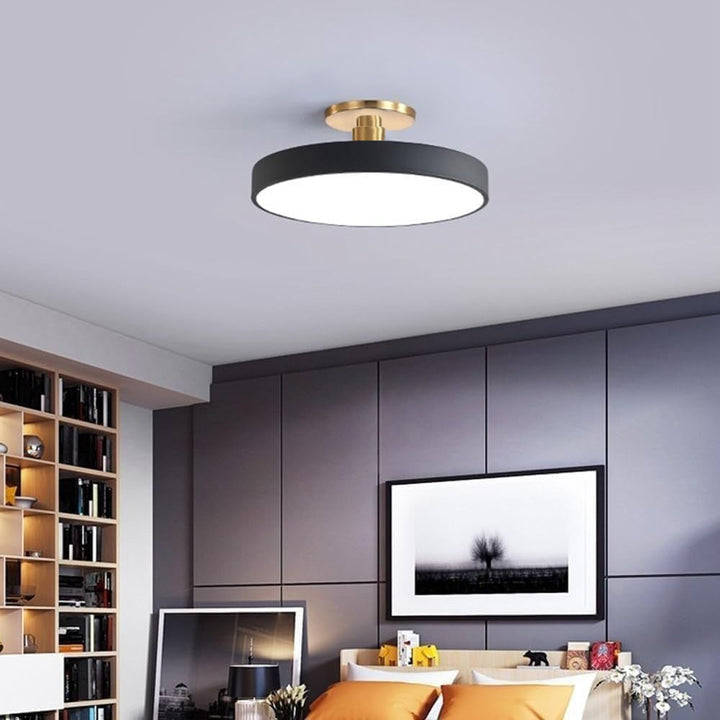 Plafonnier LED Circolare Moderno – Design Semi-Interrato