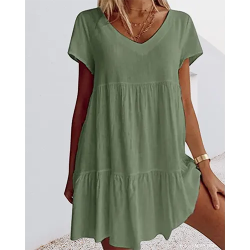 Sommerkleid A-Linie Gemütlich für Damen | Mini
