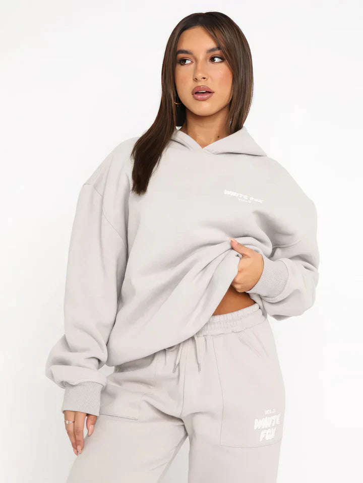 Chloé – Ensemble de survêtement pour femme avec jogging et hoodie