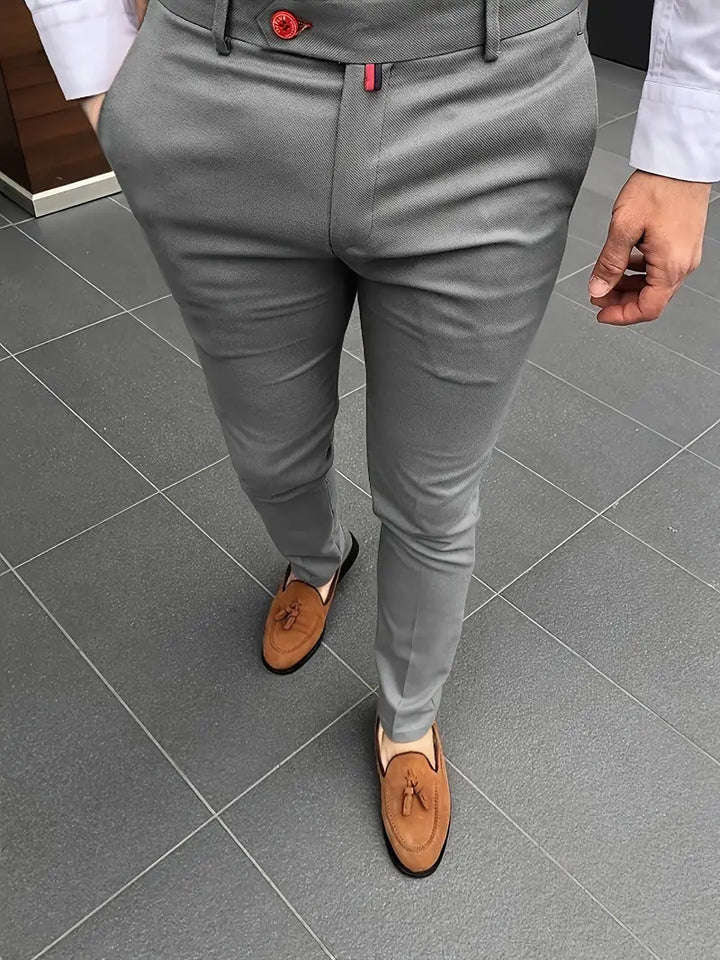 Tahmuras | Pantaloni da abito slim casual da uomo