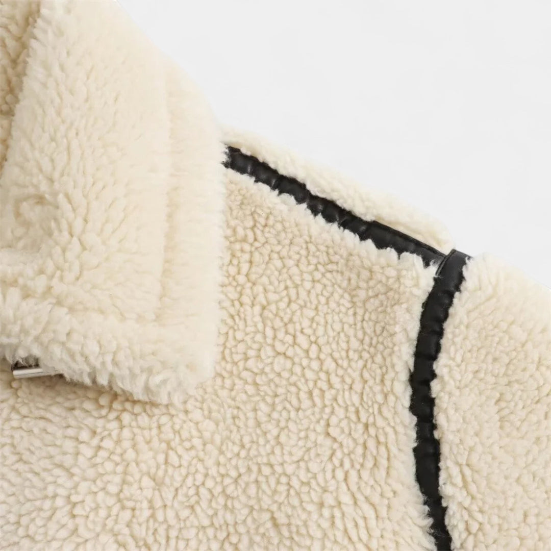 Curie Paris | Veste Teddy pour femme en fausse fourrure
