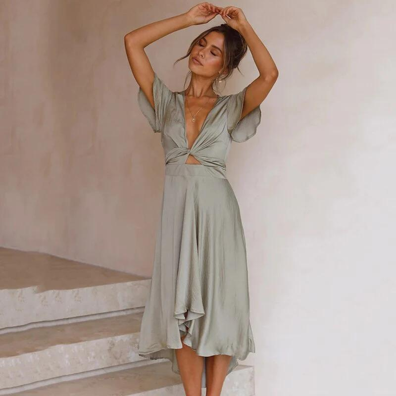 Vestito estivo elegante da donna - Vestito femminile chic e confortevole