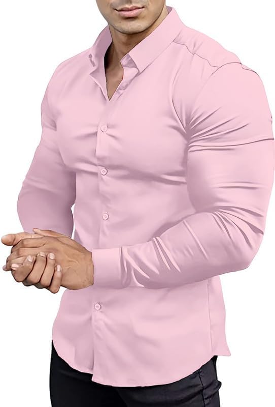 Men's Slim-Fit Shirt Spring 2025 – Wrinkle-Free – David