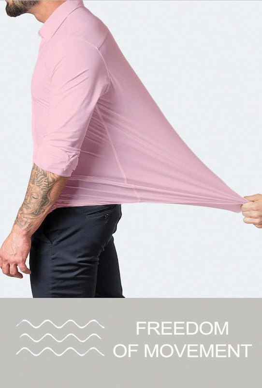 Men's Slim-Fit Shirt Spring 2025 – Wrinkle-Free – David