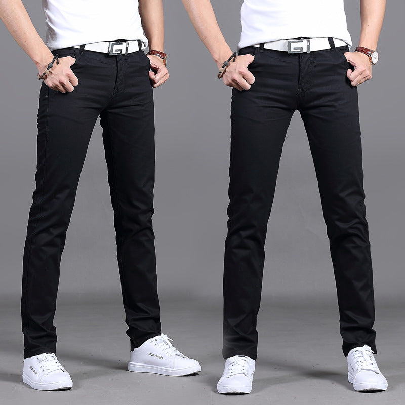 Men's Straight Cut Chino Pants | Low Waist