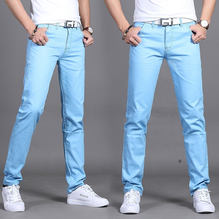 Men's Straight Cut Chino Pants | Low Waist